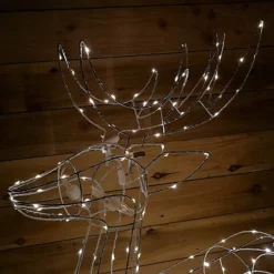 1.14m Outdoor Light Up Reindeer Christmas Decoration With Twinkling Warm White LEDs 7 1.14m Outdoor Light Up Reindeer Christmas Decoration With Twinkling Warm White LEDs -Deals Christmas Decor Store 1 14m outdoor light up reindeer christmas decoration with twinkling warm white leds5056589193126 04c MP