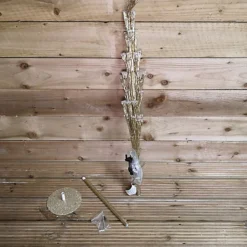 1.2m Champagne Gold Christmas Tree With 260 Warm LEDs -Deals Christmas Decor Store 1 2m champagne gold christmas tree with 260 warm leds5056589181031 04c MP