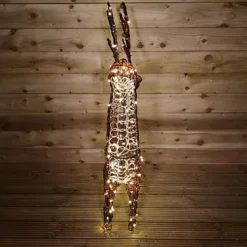 1.2m Flashing Warm White 200 LED Reindeer Outdoor Christmas Light Up Decorations -Deals Christmas Decor Store 1 2m flashing warm white 200 led reindeer outdoor christmas light up decorations5056589107093 03c MP