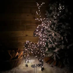 1.2m Indoor Outdoor LED Christmas Wicker Reindeer Decoration In Warm White -Deals Christmas Decor Store 1 2m indoor outdoor led christmas wicker reindeer decoration in warm white5056589184728 03c MP