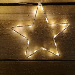 1.2m Premier Christmas Static Star LED Silver Pin Wire V Curtain Lights In Warm White -Deals Christmas Decor Store 1 2m premier christmas static star led silver pin wire v curtain lights in warm white5056589180713 03c MP