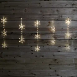 1.5m Static Snowflake LED Pin Wire Curtain Christmas Lights Decoration -Deals Christmas Decor Store 1 5m static snowflake led pin wire curtain christmas lights decoration5029936922038 03c MP