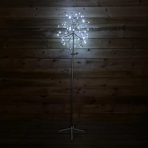 1.8m Champagne Outdoor Christmas Tree With 72 Static 24 Flashing White LEDs 1 1.8m Champagne Outdoor Christmas Tree With 72 Static 24 Flashing White LEDs