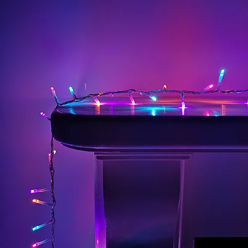 1000 LED 25m Premier TreeBrights Indoor Outdoor Christmas Multi Function Mains Operated String Lights Timer Clear Cable In Rainbow 2 1000 LED 25m Premier TreeBrights Indoor Outdoor Christmas Multi Function Mains Operated String Lights Timer Clear Cable In Rainbow - Image 2