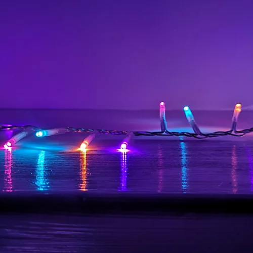 1000 LED 25m Premier TreeBrights Indoor Outdoor Christmas Multi Function Mains Operated String Lights Timer Clear Cable In Rainbow 4 1000 LED 25m Premier TreeBrights Indoor Outdoor Christmas Multi Function Mains Operated String Lights Timer Clear Cable In Rainbow - Image 4