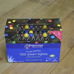 10m 100 LED Premier Multi Action Outdoor Pearl Christmas Lights Multi Coloured -Deals Christmas Decor Store 10m 100 led premier multi action outdoor pearl christmas lights multi coloured5056589187408 03c MP