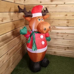 120cm Illuminated Christmas Inflatable Festive Reindeer -Deals Christmas Decor Store 120cm illuminated christmas inflatable festive reindeer5056589193027 03c MP