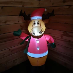 120cm Illuminated Christmas Inflatable Festive Reindeer -Deals Christmas Decor Store 120cm illuminated christmas inflatable festive reindeer5056589193027 04c MP