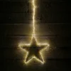 130 Micro LED Indoor Outdoor Hanging Star Frame Christmas Decoration
