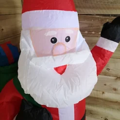130cm (4ft) Inflatable LED Outdoor Christmas Standing Santa With Gift In Sack -Deals Christmas Decor Store 130cm 4ft inflatable led outdoor christmas standing santa with gift in sack5056589183271 03c MP