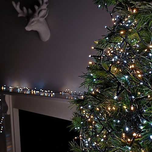 1500 LED 37.5m Premier TreeBrights Indoor Outdoor Christmas Multi Function Mains Operated String Lights Timer Cool & Warm White 2 1500 LED 37.5m Premier TreeBrights Indoor Outdoor Christmas Multi Function Mains Operated String Lights Timer Cool & Warm White - Image 2
