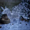 1m 200 LED Indoor Outdoor Pegasus Christmas Decoration In Cool White