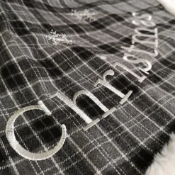 1m Luxury Embroided Grey Christmas Tree Skirt Felt Plaid Fluffy Apron 6 1m Luxury Embroided Grey Christmas Tree Skirt Felt Plaid Fluffy Apron -Deals Christmas Decor Store 1m luxury embroided grey christmas tree skirt felt plaid fluffy apron5060907225062 03c MP