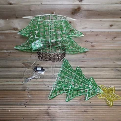 1m Premier Indoor Outdoor Soft Acrylic Multifunction Christmas Tree With 120 Multicoloured LEDs -Deals Christmas Decor Store 1m premier indoor outdoor soft acrylic multifunction christmas tree with 120 multicoloured leds5056589184063 04c MP