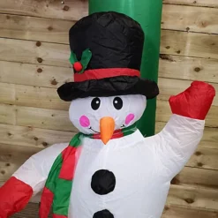 2.4m Premier Christmas Inflatable LED Arch Santa And Snowman Waving -Deals Christmas Decor Store 2 4m premier christmas inflatable led arch santa and snowman waving5056589192044 03c MP