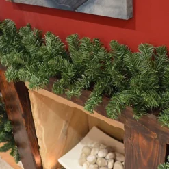 2 Pack 270cm (9ft) X 20cm Imperial Pine Christmas Garland Decoration Plain Green -Deals Christmas Decor Store 2 pack 270cm 9ft x 20cm imperial pine christmas garland decoration plain green5060907228902 03c MP