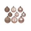 2 X 30 Blush Pink Christmas Tree Baubles