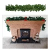 2 X Everlands Plain Artificial Christmas Imperial Garland Indoor And Outdoor 270cm X 25cm