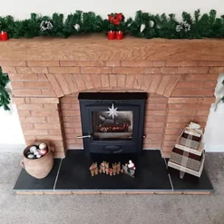 2 X Everlands Plain Artificial Christmas Imperial Garland Light Indoor And Outdoor 270cm X 20cm