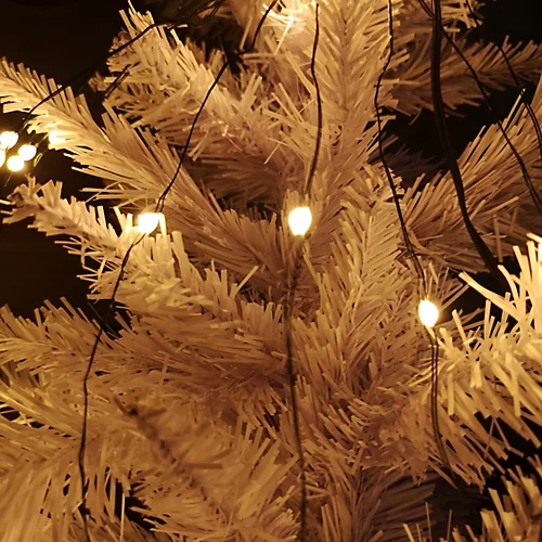 200 LED 10 X 1.9m Premier Multi Function Waterfall Christmas Tree Lights With Timer In Gold 4 200 LED 10 X 1.9m Premier Multi Function Waterfall Christmas Tree Lights With Timer In Gold - Image 4