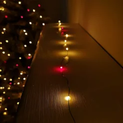 200 LED 10 X 1.9m Premier Multi Function Waterfall Christmas Tree Lights With Timer In Red & Gold -Deals Christmas Decor Store 200 led 10 x 1 9m premier multi function waterfall christmas tree lights with timer in red gold5056589182229 04c MP