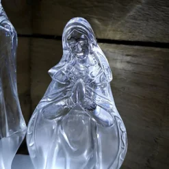 23cm Festive Battery Operated White LED Acrylic Christmas Nativity Scene 6 23cm Festive Battery Operated White LED Acrylic Christmas Nativity Scene -Deals Christmas Decor Store 23cm festive battery operated white led acrylic christmas nativity scene5056589193041 03c MP