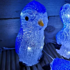 23cm Set Of 3 Acrylic Ice White LED Penguins Indoor Outdoor Christmas Decoration -Deals Christmas Decor Store 23cm set of 3 acrylic ice white led penguins indoor outdoor christmas decoration5056589100032 04c MP