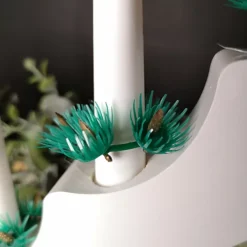 29cm Snow White Christmas Candlebridge With 7 Bulbs In White Wood Mains Operated -Deals Christmas Decor Store 29cm snow white christmas candlebridge with 7 bulbs in white wood mains operated5060907224232 03c MP