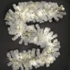 2m Prelit Alaskan Pine White W/Warm White Christmas Christmas Garland