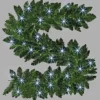 2m Prelit Imperial Pine Green W/Cool White Leds Christmas Christmas Garland