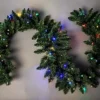 2m Prelit Imperial Pine Green W/Multicolour Leds Christmas Christmas Garland