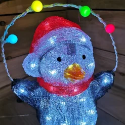 30cm Festive Acrylic Lit Penguin Indoor Outdoor Christmas Decoration With 40 LED 6 30cm Festive Acrylic Lit Penguin Indoor Outdoor Christmas Decoration With 40 LED -Deals Christmas Decor Store 30cm festive acrylic lit penguin indoor outdoor christmas decoration with 40 led5056589182663 03c MP