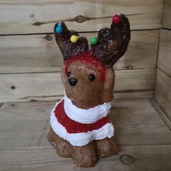 30cm LED Indoor Outdoor Acrylic Christmas Dog Decoration 6 30cm LED Indoor Outdoor Acrylic Christmas Dog Decoration -Deals Christmas Decor Store 30cm led indoor outdoor acrylic christmas dog decoration5056589184896 03c MP