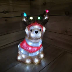 30cm LED Indoor Outdoor Acrylic Christmas Dog Decoration 7 30cm LED Indoor Outdoor Acrylic Christmas Dog Decoration -Deals Christmas Decor Store 30cm led indoor outdoor acrylic christmas dog decoration5056589184896 04c MP