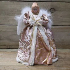 30cm Premier Christmas LED Lit Rose Gold Angel Tree Topper Decoration In Warm White -Deals Christmas Decor Store 30cm premier christmas led lit rose gold angel tree topper decoration in warm white5056589189839 03c MP