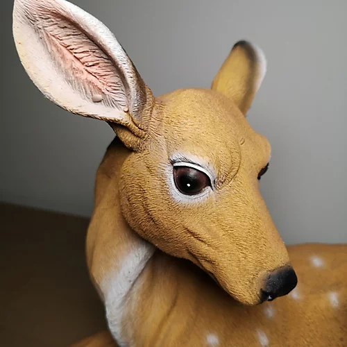 30cm Premier Christmas Resting Reindeer Doe And Fawn Mum And Baby Ornament 3 30cm Premier Christmas Resting Reindeer Doe And Fawn Mum And Baby Ornament - Image 3