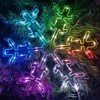 30cm RGB Multi Colour LED Indoor Festive Snowflake Light Indoor Christmas Light