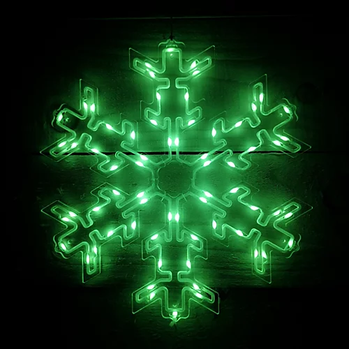 30cm RGB Multi Colour LED Indoor Festive Snowflake Light Indoor Christmas Light 3 30cm RGB Multi Colour LED Indoor Festive Snowflake Light Indoor Christmas Light - Image 3