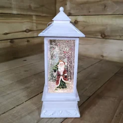 31cm Snowtime Dual Power LED Christmas Glitter Water Spinner White Lantern Santa Scene 7 31cm Snowtime Dual Power LED Christmas Glitter Water Spinner White Lantern Santa Scene -Deals Christmas Decor Store 31cm snowtime dual power led christmas glitter water spinner white lantern santa scene5060907225635 04c MP
