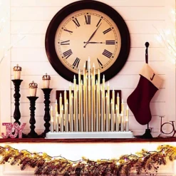 33 LED Plastic Pipe Tube Candle Tower Bridge Main Powered Warm White Window Holiday Festive Christmas Xmas Decoration Dark Grey 7 33 LED Plastic Pipe Tube Candle Tower Bridge Main Powered Warm White Window Holiday Festive Christmas Xmas Decoration Dark Grey -Deals Christmas Decor Store 33 led plastic pipe tube candle tower bridge main powered warm white window holiday festive christmas xmas decoration dark grey5012237845885 04c MP