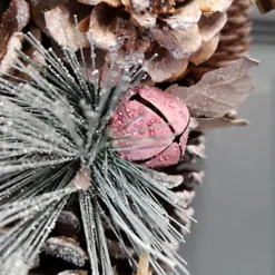 36cm Wooden Christmas White Berries Stars Bells And Grey Pine Cone Door Wreath 6 36cm Wooden Christmas White Berries Stars Bells And Grey Pine Cone Door Wreath -Deals Christmas Decor Store 36cm wooden christmas white berries stars bells and grey pine cone door wreath5060907223846 03c MP