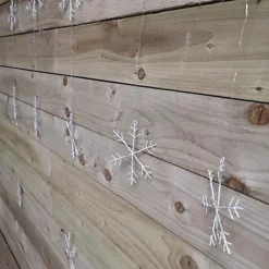 390 LED 1.3m X 1.2m Premier Christmas Snowflake Curtain Lights In Static Rainbow & Twinkling Orange -Deals Christmas Decor Store 390 led 1 3m x 1 2m premier christmas snowflake curtain lights in static rainbow twinkling orange5056589181901 04c MP