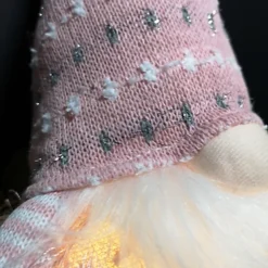 39cm Battery Operated LED Plush Pale Pink Sitting Gonk Christmas Decoration -Deals Christmas Decor Store 39cm battery operated led plush pale pink sitting gonk christmas decoration5056589194185 03c MP