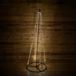 4.5ft 1.4m Premier Christmas Outdoor Black Pin Wire LED Pyramid Maypole Tree In Warm & Cool White Mix 7 4.5ft 1.4m Premier Christmas Outdoor Black Pin Wire LED Pyramid Maypole Tree In Warm & Cool White Mix -Deals Christmas Decor Store 4 5ft 1 4m premier christmas outdoor black pin wire led pyramid maypole tree in warm cool white mix5056589182298 04c MP
