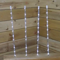 4 80cm Christmas Multi Action Digital Path Tube Lights - 48 Cool White LEDs -Deals Christmas Decor Store 4 80cm christmas multi action digital path tube lights 48 cool white leds5056589188139 03c MP
