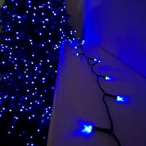 400 LED 40m Premier Christmas Indoor Outdoor Multi Function Battery Operated String Lights With Timer In Blue 1 400 LED 40m Premier Christmas Indoor Outdoor Multi Function Battery Operated String Lights With Timer In Blue