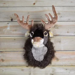 40cm (16 Inch) Singing Plush Taxidermy Reindeer Head Christmas Wall Decoration 6 40cm (16 Inch) Singing Plush Taxidermy Reindeer Head Christmas Wall Decoration -Deals Christmas Decor Store 40cm 16 inch singing plush taxidermy reindeer head christmas wall decoration5056589198596 03c MP
