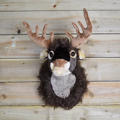 40cm (16 Inch) Singing Plush Taxidermy Reindeer Head Christmas Wall Decoration 3 40cm (16 Inch) Singing Plush Taxidermy Reindeer Head Christmas Wall Decoration - Image 3