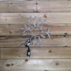 40cm Indoor Outdoor LED Snowflake Rope Light Christmas Decoration In Warm White -Deals Christmas Decor Store 40cm indoor outdoor led snowflake rope light christmas decoration in warm white5056589106881 03c MP