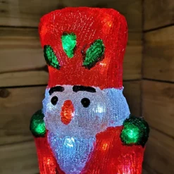 40cm LED Acrylic Christmas Nutcracker Decoration In Red -Deals Christmas Decor Store 40cm led acrylic christmas nutcracker decoration in red5056589185015 03c MP